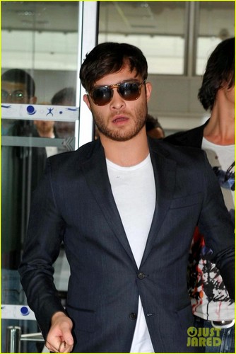 Ed Westwick in France