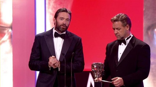  Hugh Jackman and Russell Crowe