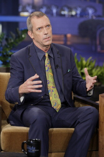  Hugh Laurie on The Tonight montrer with geai, jay Leno - May 17-2012