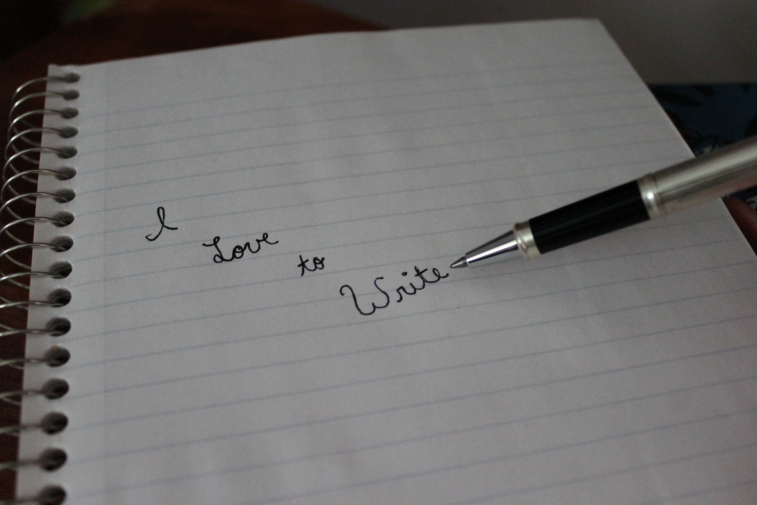 I Love to Write
