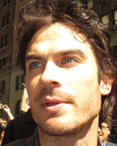  Ian in the CW Upfronts - Signing Autographs