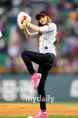  Jessica @ Baseball Game Opening