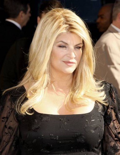  Kirstie Alley makes an appearance on "Late 显示 with David Letterman"