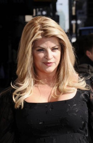 Kirstie Alley makes an appearance on "Late Show with David Letterman"
