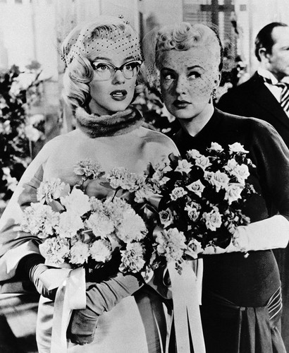 Marilyn Monroe and Betty Grable (How To Marry a Millionaire)
