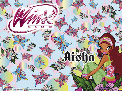  Official kertas dinding 2012 Aisha City girl