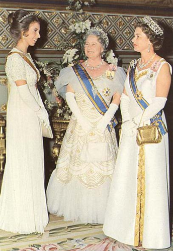 Princess Anne, The Queen Mother, and the Queen