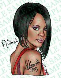  Rih As A Drawing