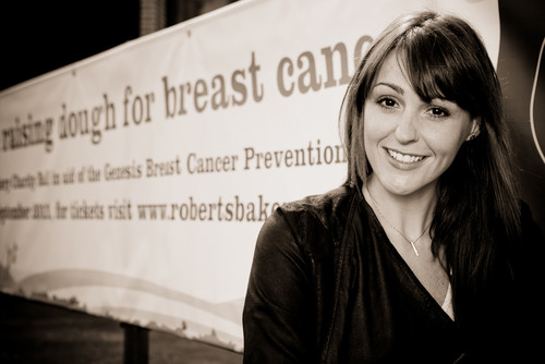  Suranne Jones working with Roberts Bakery to promote their ball in aid of breast cancer charity Gene