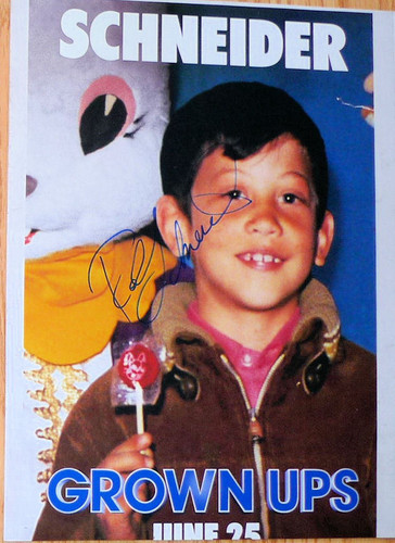  Young Rob Schnieder autograph