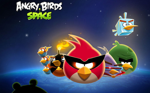  Angry Birds Space پیپر وال