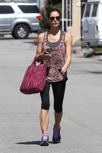  Ashley Greene leaves the Tracy Anderson Method gym in Studio City, California on May 30th, 2012.