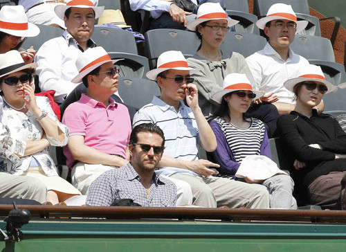  Bradley Cooper Watches The French Open