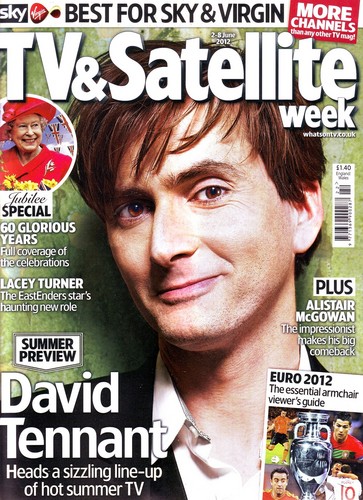  David Tennant The Cover 星, つ星 Of TV & Satellite Week