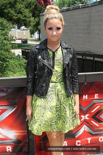  Demi - 'X Factor' Auditions in Austin, Texas - May 24, 2012