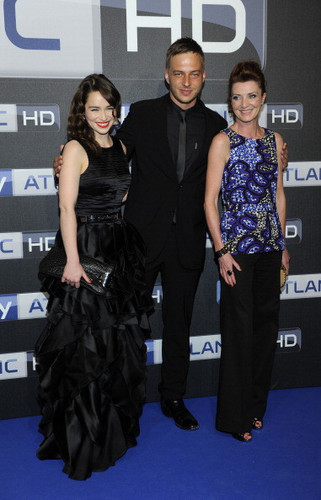  Emilia clarke, Tom Wlaschiha & Michelle Fairley @ Sky Atlantic HD Launchparty