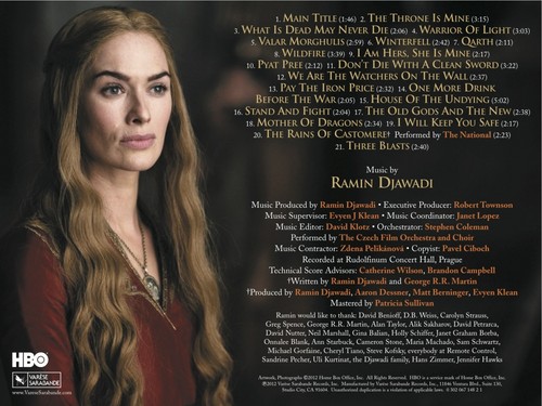  Game Of Thrones - Season 2 - Soundtrack