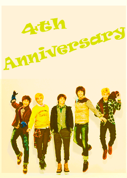  Happy 4th SHINee Anniversary♥