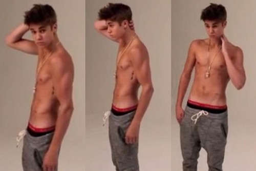 Justin Bieber topless photos