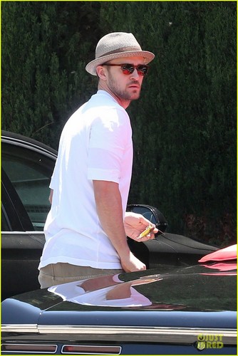  Justin Timberlake Recording música for Jessica Biel's New Film