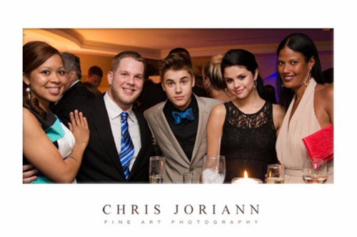 Justin and Selena at Allison Kaye’s wedding