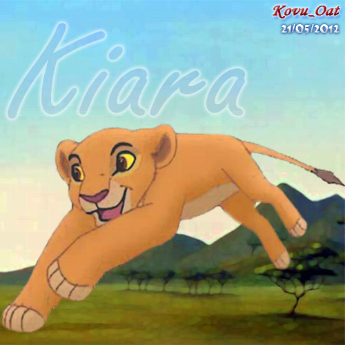 Kiara Young Cub Lion King Icon