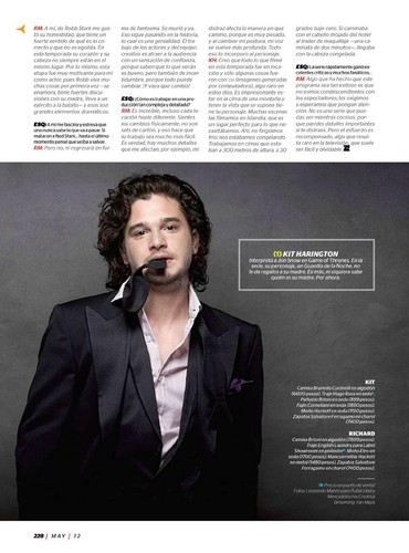  Kit Harington- Esquire México, May ‘12
