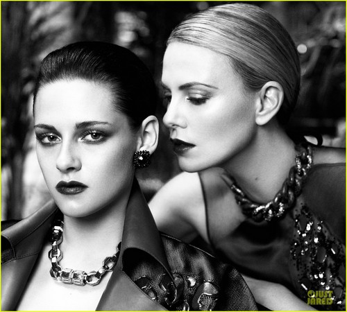 Kristen Stewart & Charlize Theron Cover 'Interview' June/July 2012