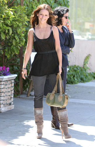  Leaving A Restaurant In Studio City [25 May 2012]