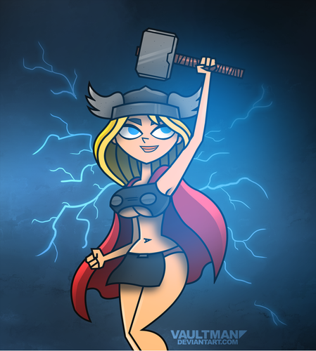 Lindsay as Thor
