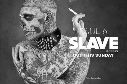  Rick Genest for Slave Magazine