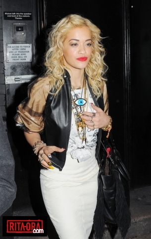  Rita Ora - Leaving Koko in Camden, Luân Đôn - May 15, 2012