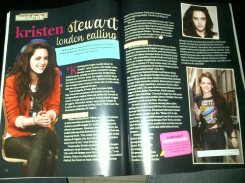  Scan of Kristen in Kawanku Magazine.