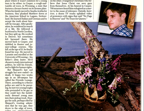  The 13th Anniversary of Matthew Shepard