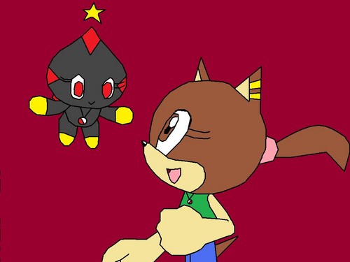  Victoria the hedgehog as me when i was a kid and Darkness the chao または sally come on sally