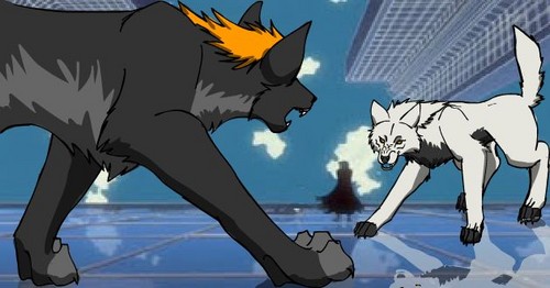  "Wolf mode Ichigo vs Hichigo"