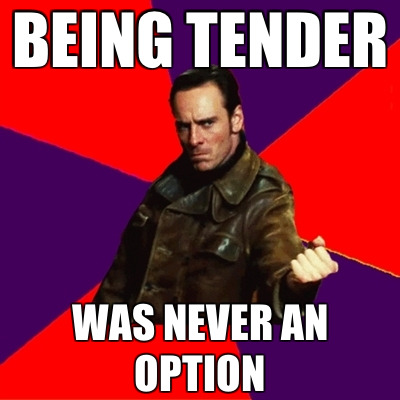  Being tender, lol!