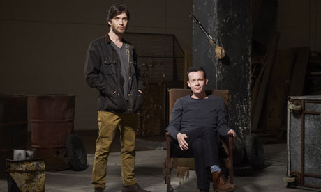  Cillian Murphy and Enda Walsh at the National Theatre.