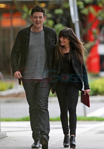  Cory Monteith & Lea Michele Out Of The Eatery, Vancouver - May 30,2012