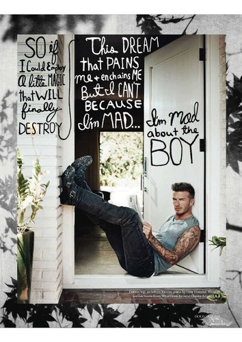 David Beckham: Elle Magazine UK - July 2012 