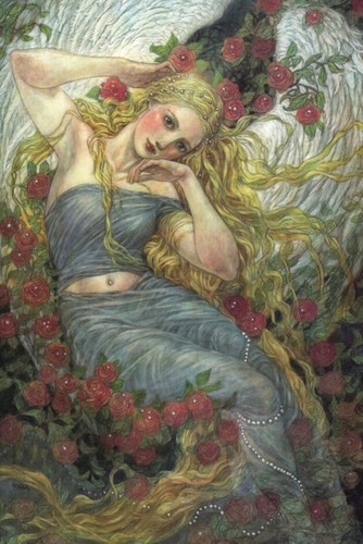 Dreamy Princess with roses