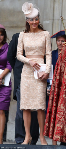  Duchess Catherine at St Paul's Jubilee service