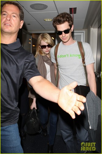  Emma Stone Flies High with Andrew 가필드