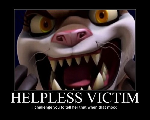  Helpless victim