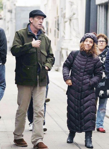  Hugh Laurie and Jo Green visiting Buenos Aires with the guia.06.06.2012