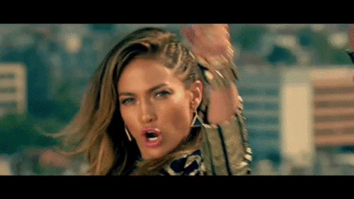 Jennifer Lopez in 'Follow The Leader' music video