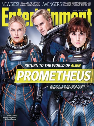 Michael Fassbender in Prometheus EW Magazine Cover 2012