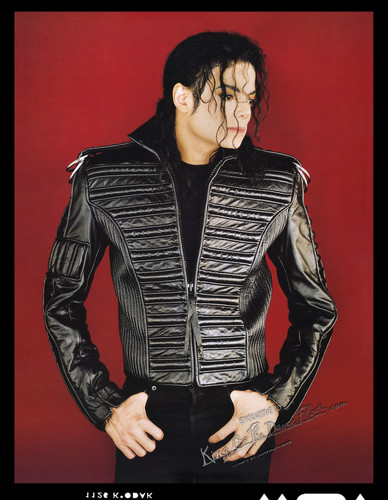 Michael Jackson in a Black Leather Jacket 1992 Photoshoots HQ - Michael ...