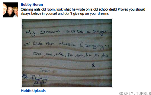  NIALL'S OLD SCHOOL DESK| I AM CRYING <3
