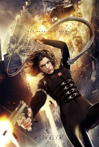  Official Resident Evil Retribution Poster